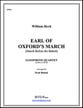 EARL OF OXFORD'S MARCH SATB or AATB SAXOPHONE QUARTET P.O.D. cover